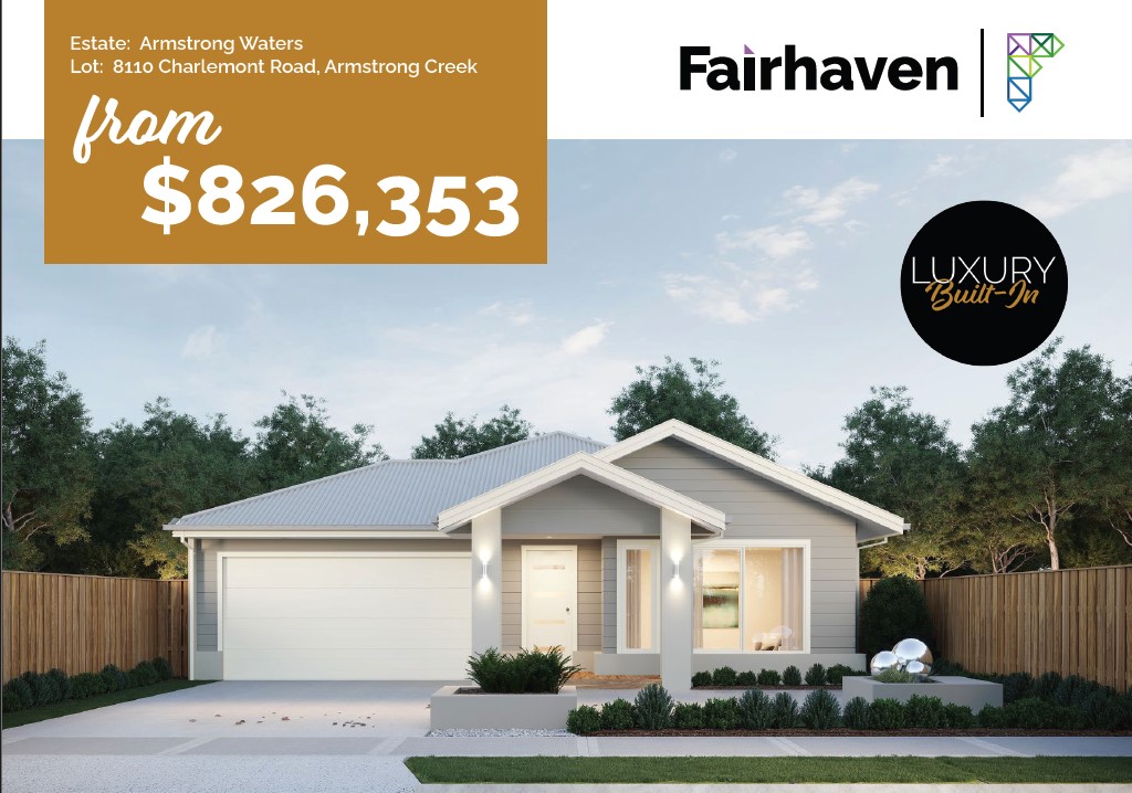 [Land for Sale] Armstrong Waters Estate, Armstrong Creek OpenLot